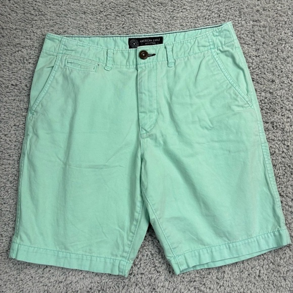 American Eagle Shorts Mens 31 Cargo 5 Pocket Design Pastel Casual Summer Party - Picture 1 of 4